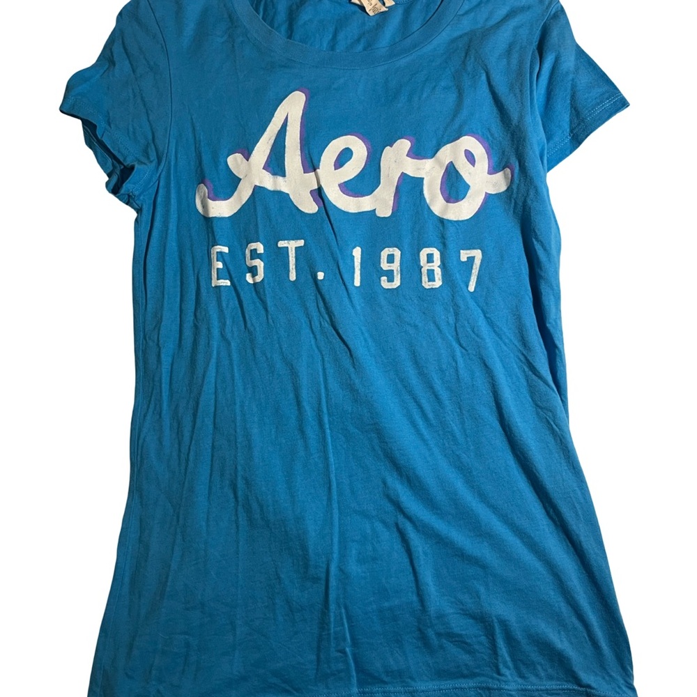 Aeropostale Blue Short Sleeve Tee